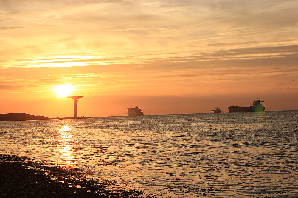 Dobberen op zeebaars