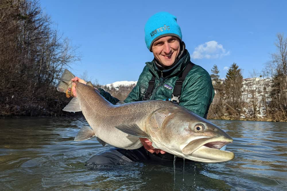 Bram Bokkers beschrijft het vissen op Donauzalm met kunstaas en met streamers, hij bezocht de Huchen Cup die elk jaar in Slovenië gehouden wordt.