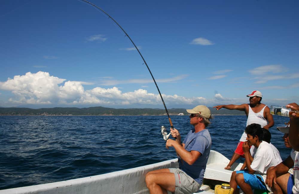 Dril van een 20 kg+ mahi mahi in Mexico…