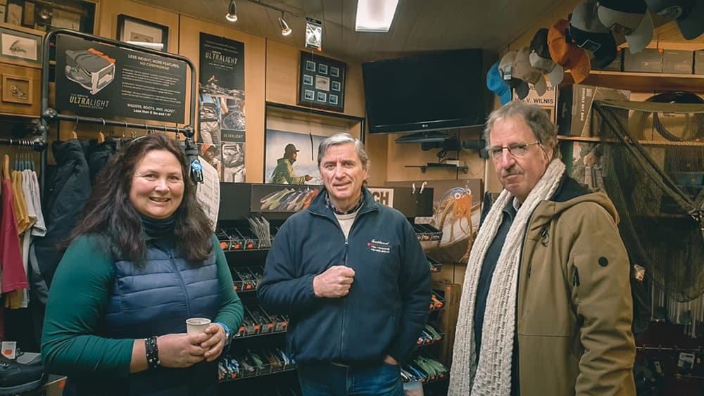 Ton vertelde tijdens de koffie over zijn Spey Casting Friends club, het bouwen van hengels en het vliegvissen in Nederland.