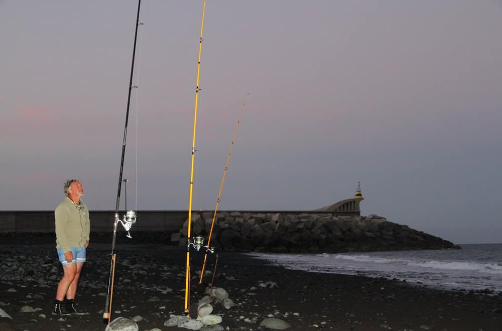 Strandvissen op La Palma.