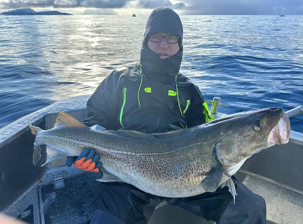 Morgen ziet het weer er wederom goed uit, dus waarschijnlijk kunnen we weer naar de skrei-stekken toe varen.