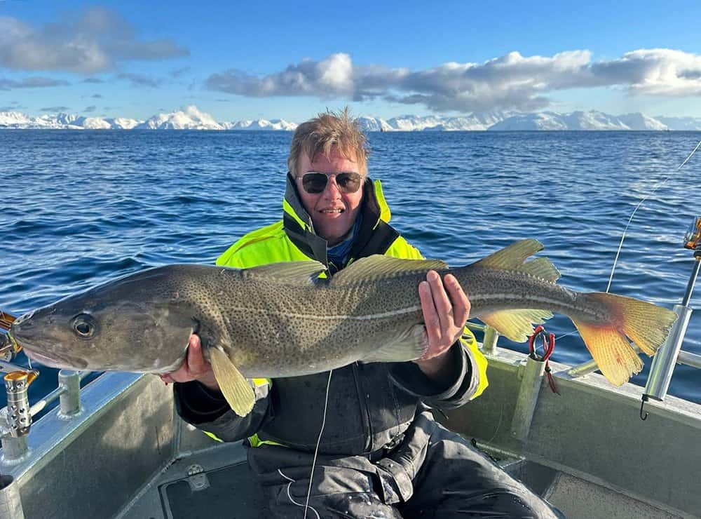 Morgen ziet het weer er wederom goed uit, dus waarschijnlijk kunnen we weer naar de skrei-stekken toe varen!