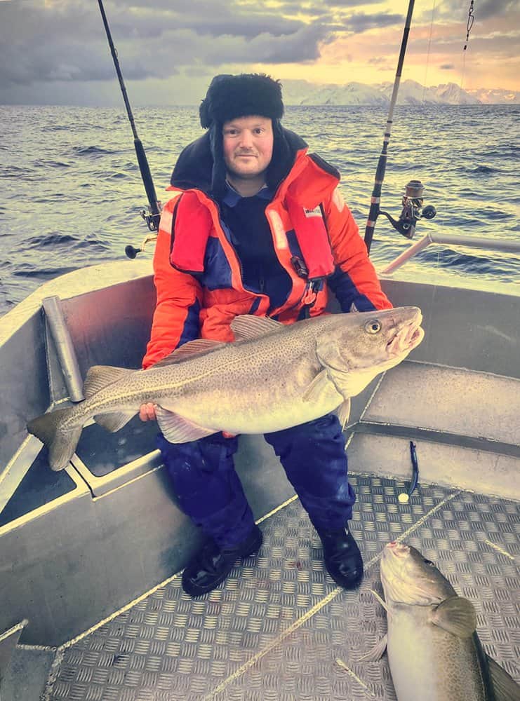 Morgen ziet het weer er wederom goed uit, dus waarschijnlijk kunnen we weer naar de skrei-stekken toe varen...