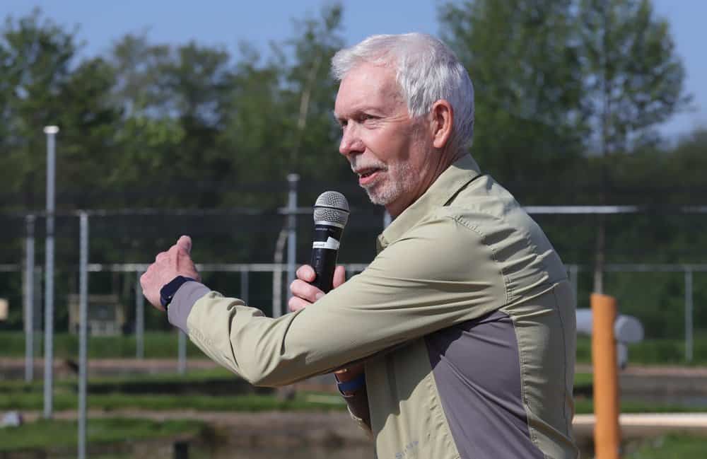 Charles Jardine viel de eer te beurt om deze editie van de Fly Fair te mogen openen.