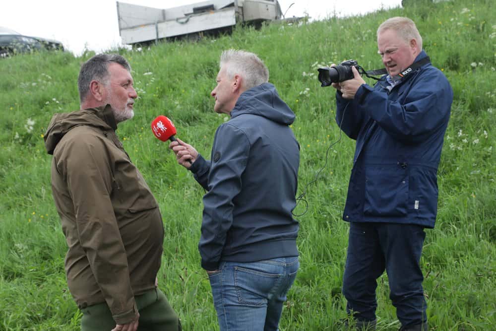 Er waren ook een verslaggever en videoman/fotograaf van de Gelderlander aanwezig.