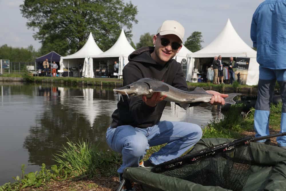 Er werden de nodige steuren en forellen gevangen dit weekend.