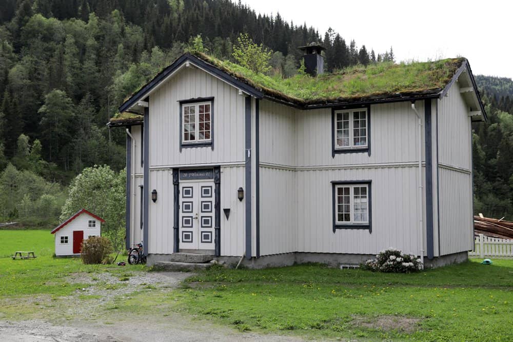 Accommodatie aan de Gaula rivier.