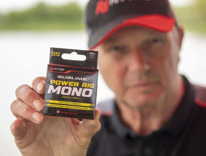 De kristalheldere Nytro Sublime Power Rig Mono is een zeer duurzaam monofilament en ideaal voor onder andere het zelf knopen van onderlijnen en tuigen.