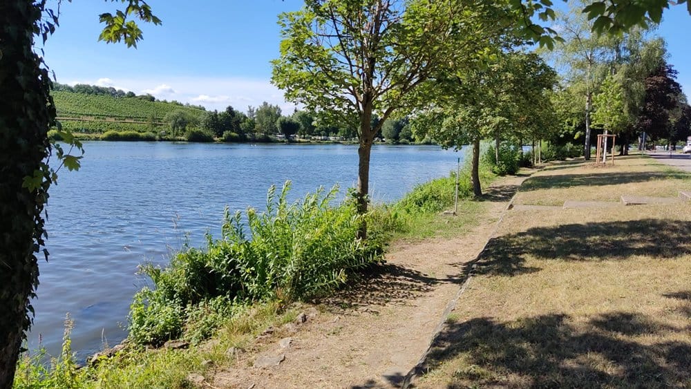 Het parcours aan de Moezel in Luxemburg.