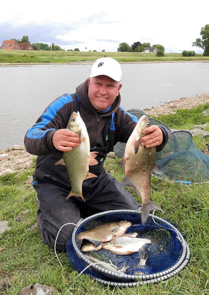 Prachtige visserij op de rivier, zeker in het najaar!