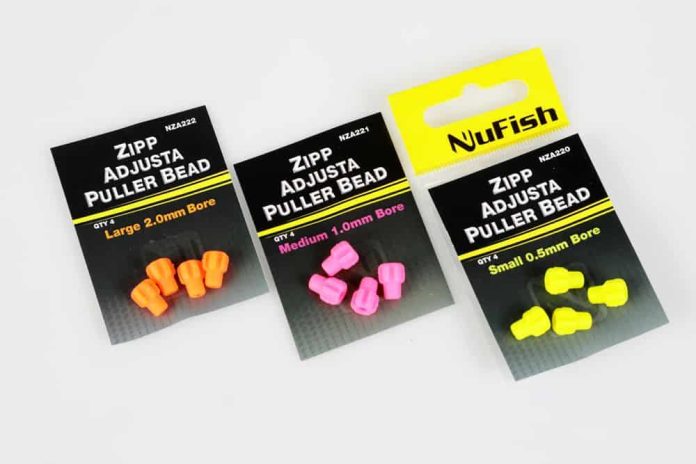 De NuFish Zipp Adjusta Puller Bead uit het assortiment van JV Baits is een kraal voor duaal gebruik.