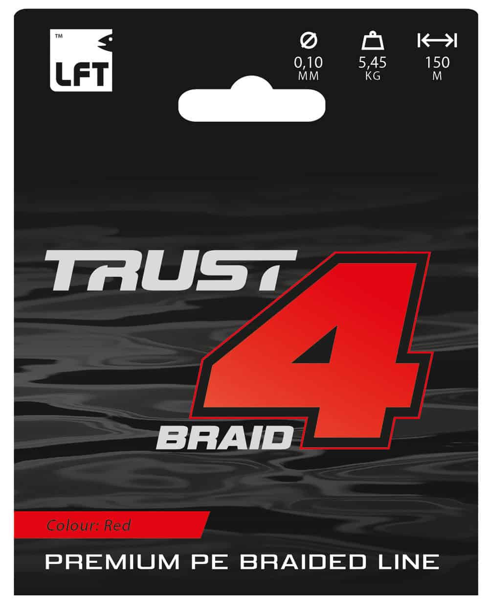 De LFT Trust 4 Braid wordt geleverd op spoeltjes van 150 meter en zal in de hengelsportzaak liggen voor een adviesprijs van € 12,95.